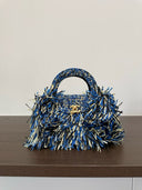 Chanel Mini Kelly Top Handle Bag – Fringe Tweed