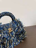 Chanel Mini Kelly Top Handle Bag – Fringe Tweed
