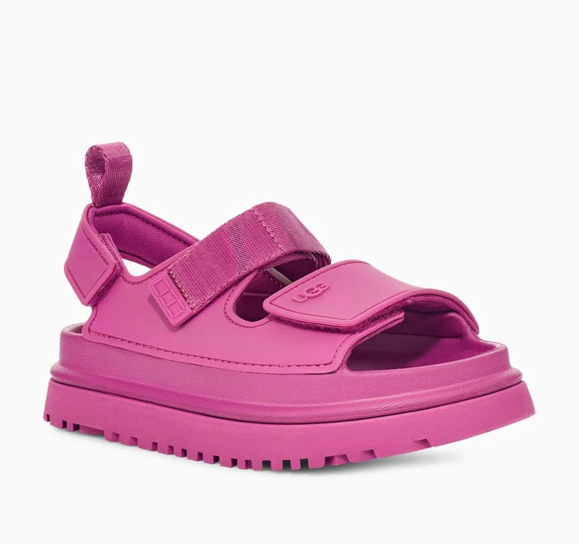Cuero | UGG Youth GoldenGlow Pink Sandal