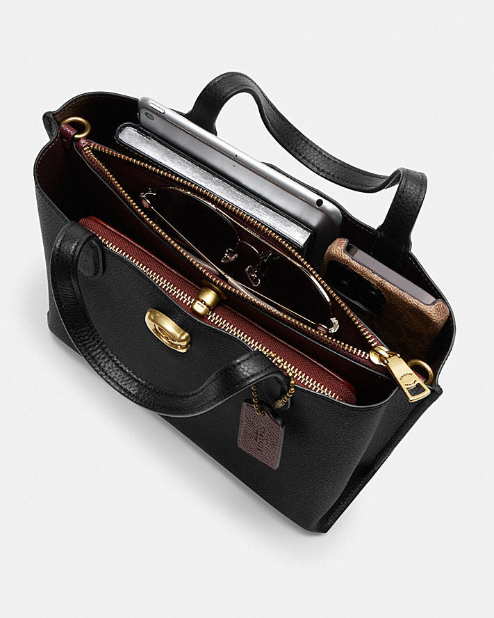 Cuero | Willow Tote 24 In Black