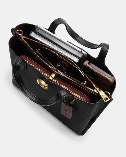 Cuero | Willow Tote 24 In Black