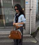 Miu Miu Behn Tote – Cognac Smooth Leather with Silver Hardware