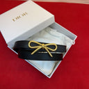 Dior Bow Buckle Leather Belt – Black