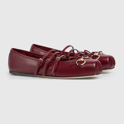 Cuero | WOMEN'S HORSEBIT BALLET FLAT