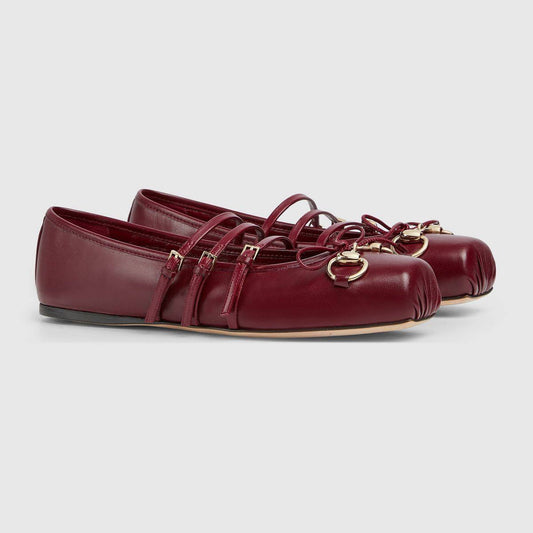 Cuero | WOMEN'S HORSEBIT BALLET FLAT