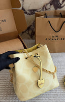 Coach Rowan Bucket In Signature CanvasBag