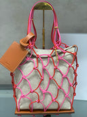 Jacquemus Summer Bag – Woven Straw/Raffia with Leather Trim