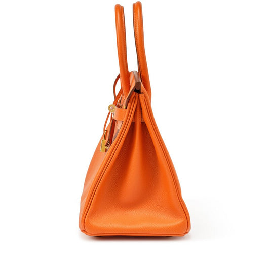 Cuero | Birkin Bag In Orange
