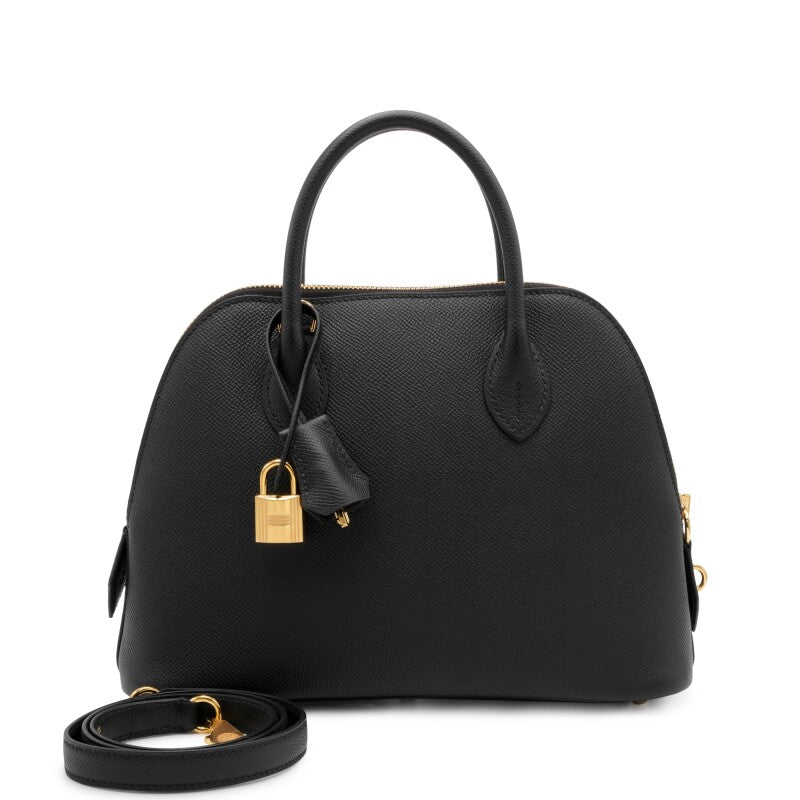Cuero | Black Epsom Bolide 1923 25 Gold Hardware