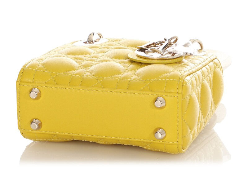 Cuero | Lambskin Mini Lady Yellow