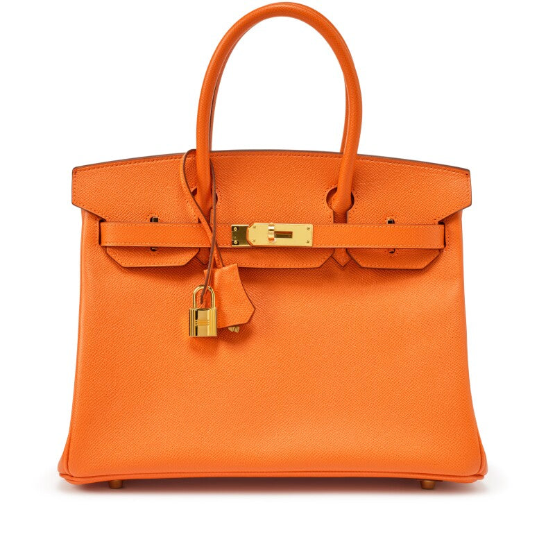 Cuero | Birkin Bag In Orange