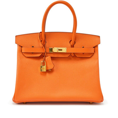 Cuero | Birkin Bag In Orange