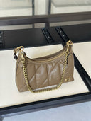 Coach Quilted Pillow Tabby Shoulder Bag – Khaki Green with Gold Hardware