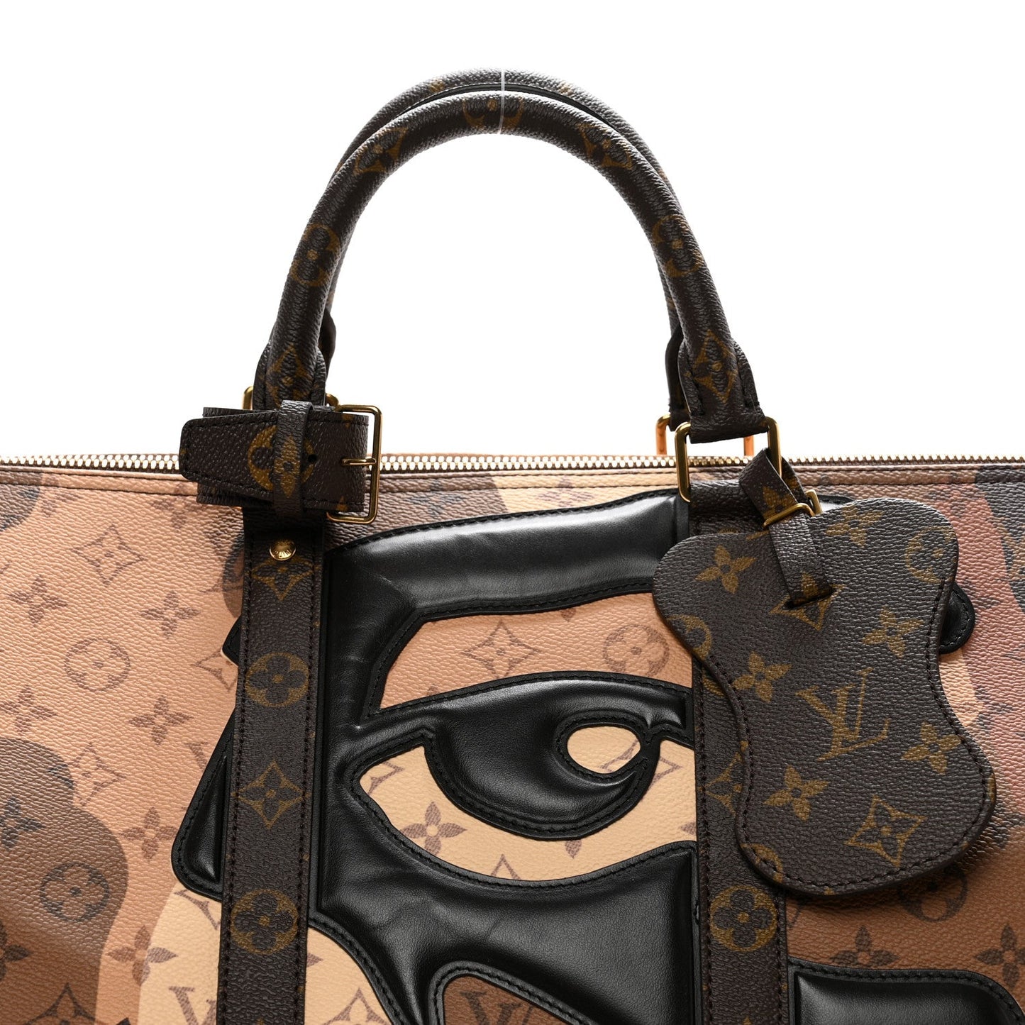 Cuero | Monogram KidSuper Portrait Keepall Bandouliere 55