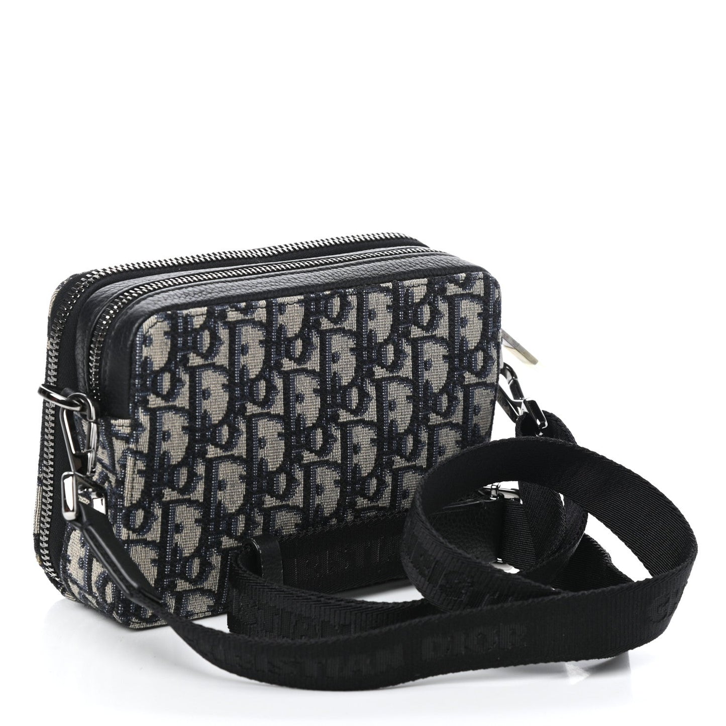 Cuero | Oblique Pouch Navy Blue