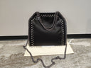Stella McCartney Falabella Studded Shoulder Bag – Black