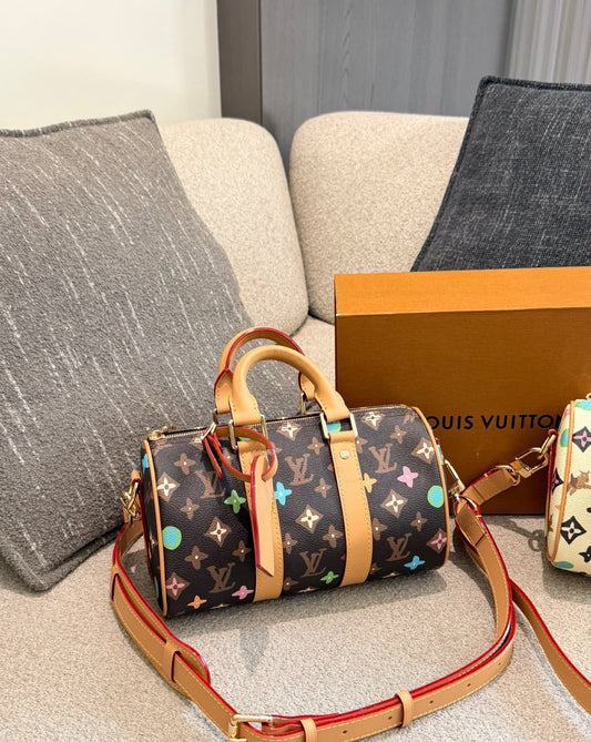 Louis Vuitton Multicolor Monogram Speedy Bandoulière 25