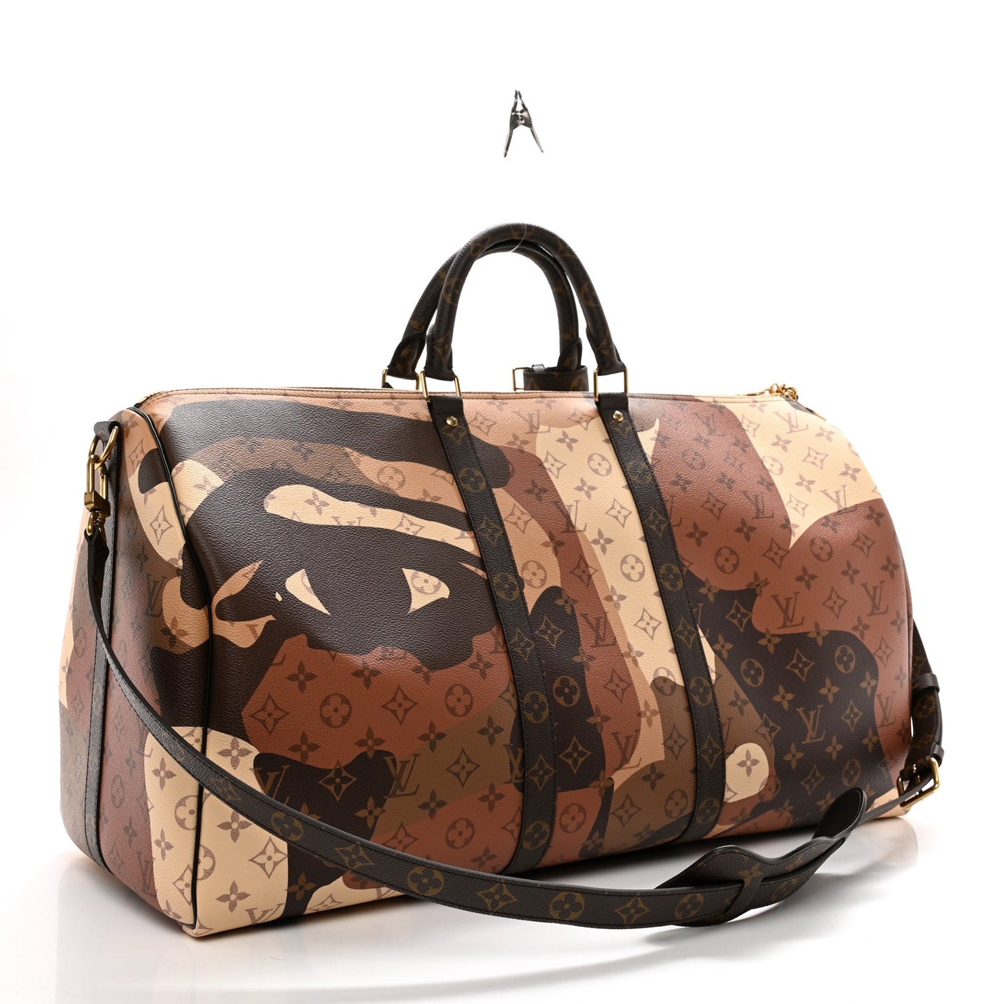 Cuero | Monogram KidSuper Portrait Keepall Bandouliere 55