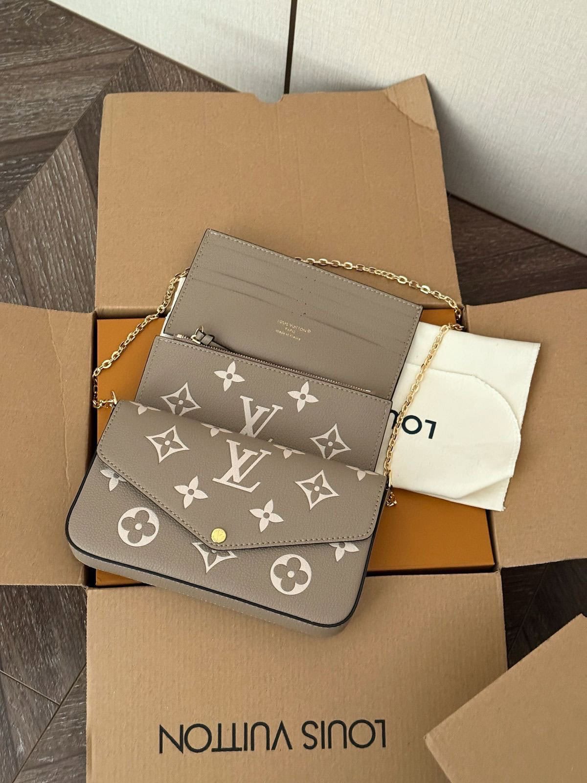 Louis Vuitton crossbody clutch