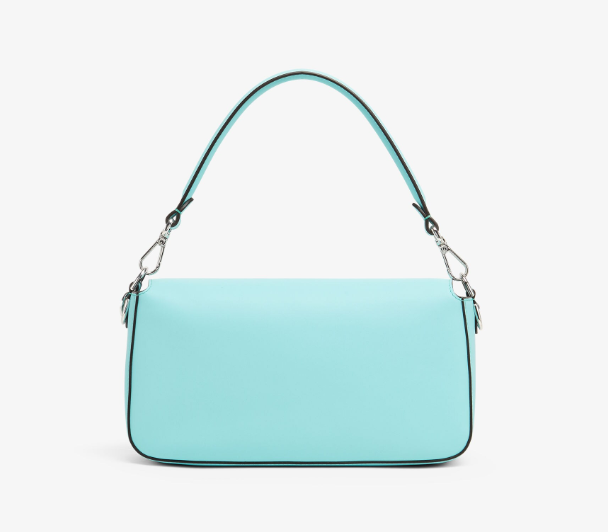 Cuero | Baguette Tiffany & Co. bag x in Tiffany Blue leather