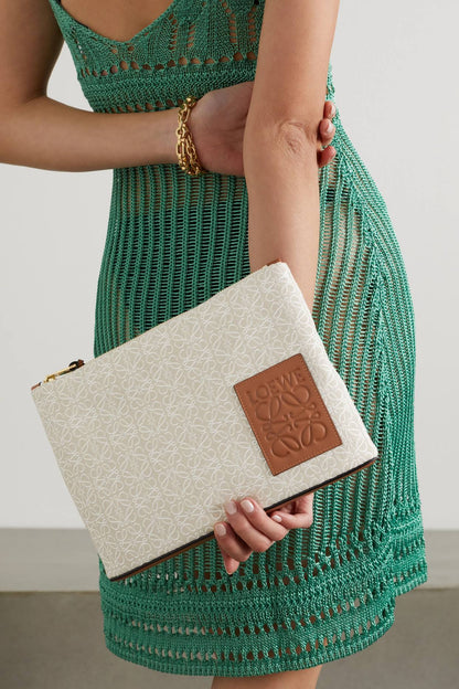 Cuero | x Paula's Ibiza Anagram Zip Pouch