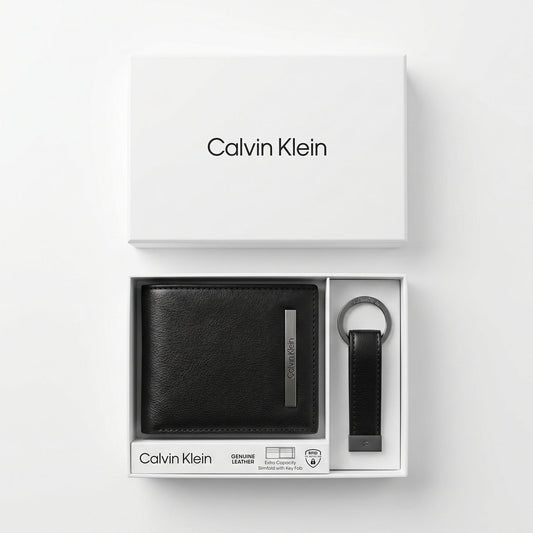 Calvin Klein Wallet & Keychain Set