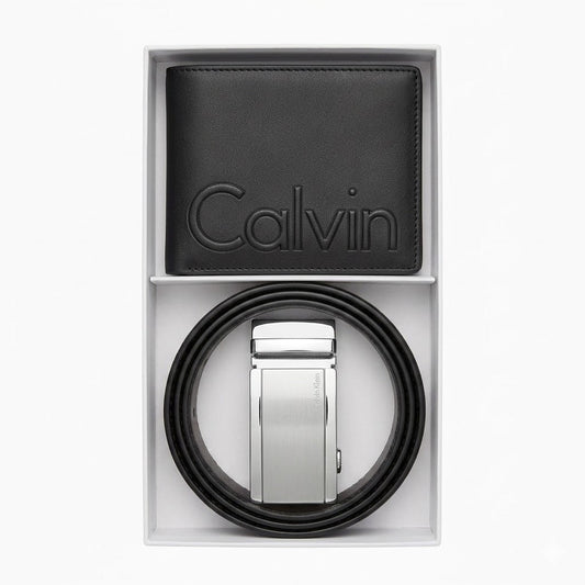 Calvin Klein Wallet & Belt Set