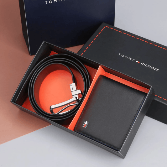 Tommy Hilfiger Wallet & Belt Set