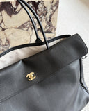 Chanel Shopping Tote – Classic black caviar leather tote