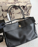 Chanel Shopping Tote – Classic black caviar leather tote