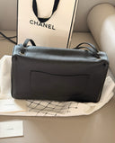 Chanel Flap Shoulder Bag – Black caviar leather classic