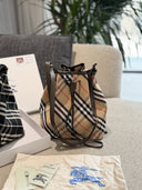 Burberry Drawstring Bucket Bag