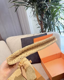 Louis Vuitton Raffia Straw Woven Pouch