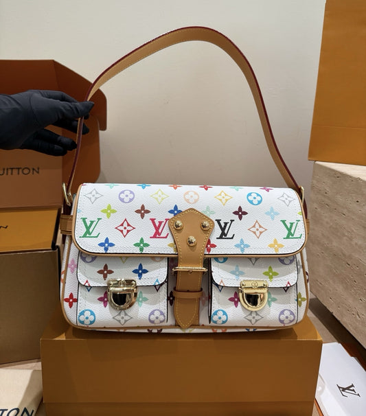 Louis Vuitton Vintage Monogram Multicolor Manhattan Bag