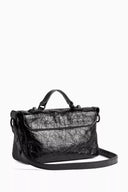 Balenciaga Le Cagole Small Top Handle Bag – Black Crinkled Leather