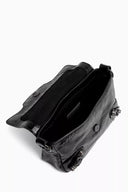 Balenciaga Le Cagole Small Top Handle Bag – Black Crinkled Leather