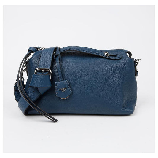 Fendi By The Way Small Bag – Navy Blue Pebbled Leather