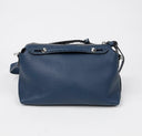Fendi By The Way Small Bag – Navy Blue Pebbled Leather