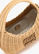 Miu Miu Wicker Top Handle Bag