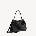 Balenciaga WOMEN’S RODEO HANDBAG LARGE GRAINED CALFSKIN IN BLACK