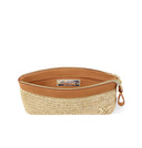 Louis Vuitton Raffia Straw Woven Pouch