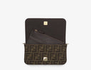 Fendi Chain Wallet – FF monogram canvas with gold logo