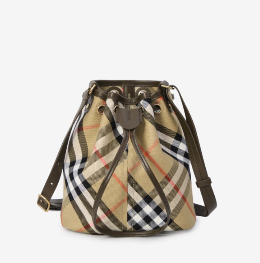 Burberry Drawstring Bucket Bag