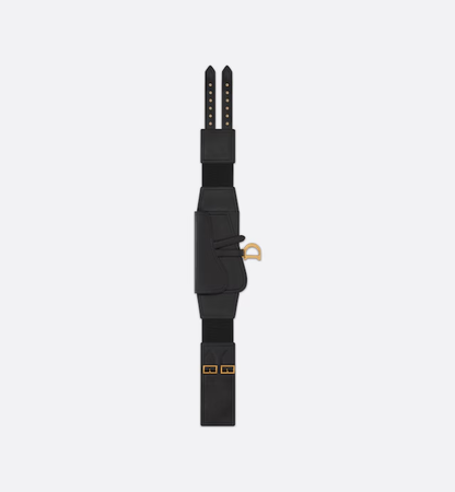 Cuero | Saddle Belt Black Smooth Calfskin
