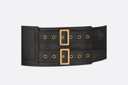 Cuero | Saddle Belt Black Smooth Calfskin