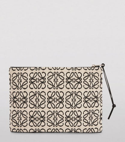 Cuero | Anagram Jacquard Oblong Pouch