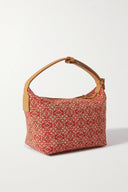 LOEWE Small Cubi Anagram Jacquard Canvas Shoulder Bag
