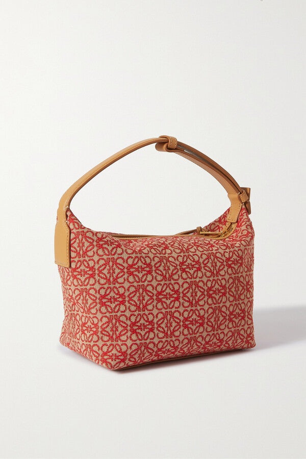 Cuero | Small Cubi Anagram Jacquard Canvas Shoulder Bag