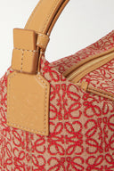LOEWE Small Cubi Anagram Jacquard Canvas Shoulder Bag