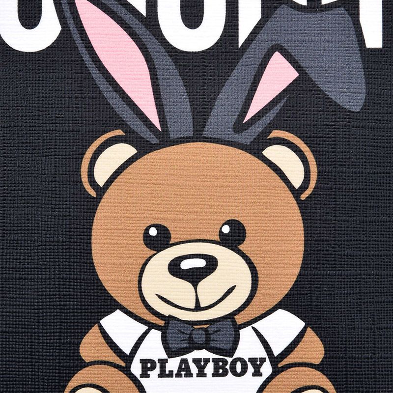 Cuero | Playboy Teddy Bear Clutch Black